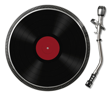 Vinyl LP record - one of the many audio formats that CD Makers can transfer.