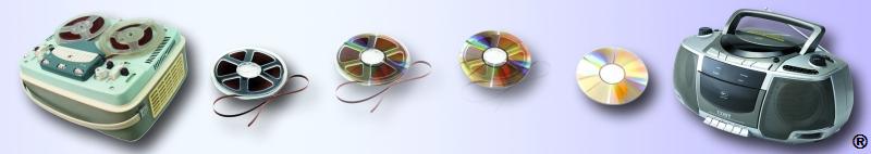 CD Makers transfers audio and video to CD and DVD.